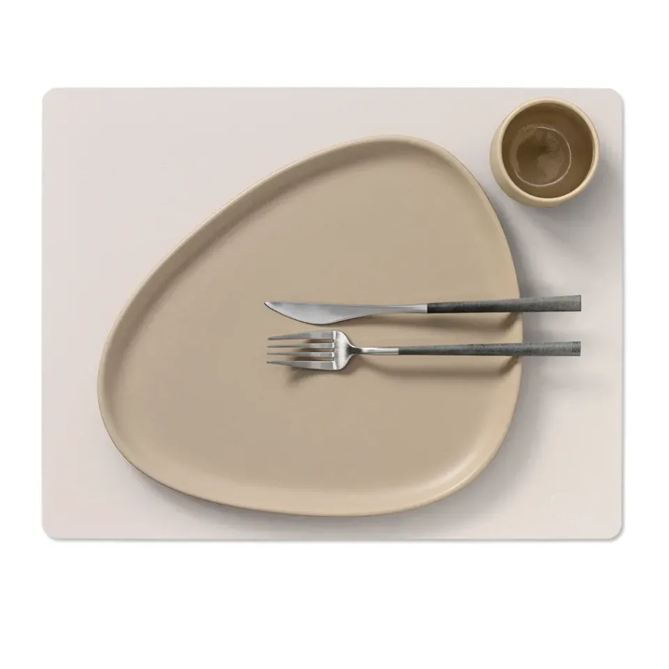 LIND DNA Nupo placemat square L, Soft nude Beige Online