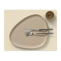 LIND DNA Nupo placemat square L, Vanilla White Outlet