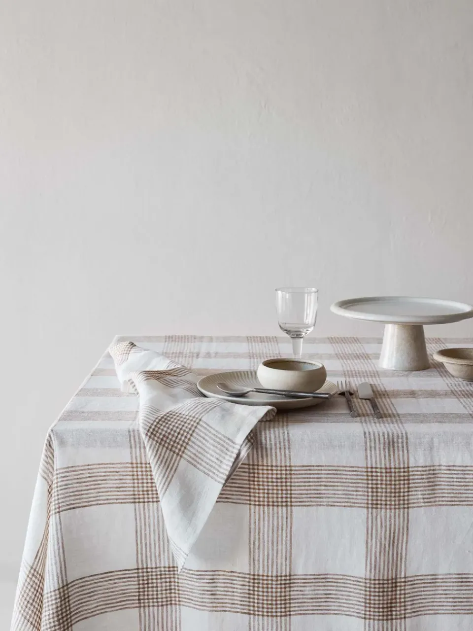 Tell Me More Odette cloth napkin, , 45x45 cm Brown Hot