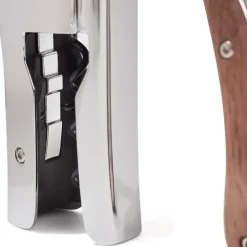 L'Atelier du Vin Oeno Motion corkscrew, Walnut-chrome Silver-colouredBrown New