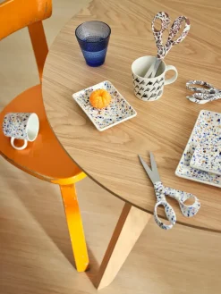 Iittala Oiva Toikka Helle A6 plate 10x15 cm, Blue-brown BlueBrown Outlet