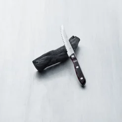 Gense Old Farmer table knife, wood-stainless steel BrownSilver-coloured Online