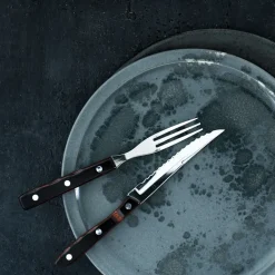 Gense Old Farmer table knife, wood-stainless steel BrownSilver-coloured Online