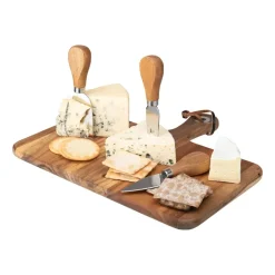 Dorre Oline cheese tray acacia 4 pieces, 26x29 cm BeigeBrown Hot