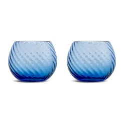 Byon Opacity water glass 22 cl 2-pack, Blue Online