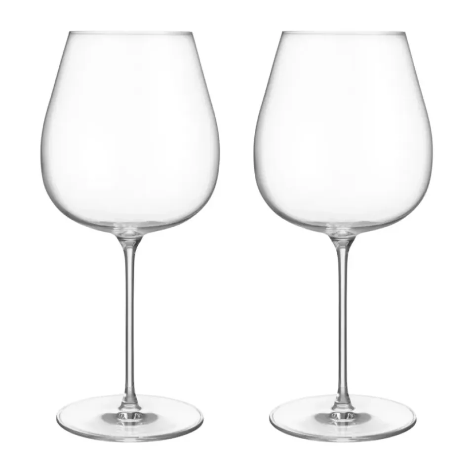 Orrefors x Björn Frantzén red wine glasses 2-pack, 75 cl Transparent Hot
