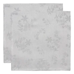 Rörstrand Ostindia fabric napkin 45x45 cm 2-pack, Black