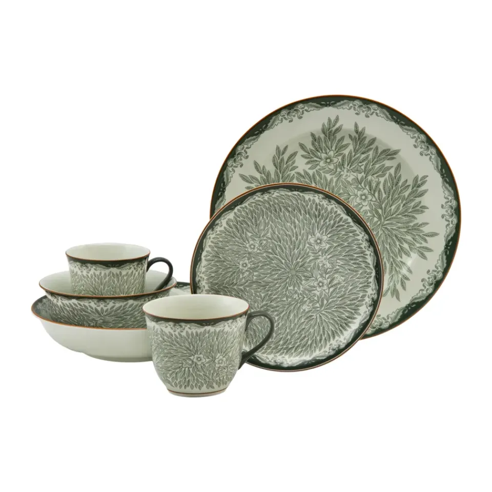 Rörstrand Ostindia Floris deep plate Ø22 cm, n Green Sale