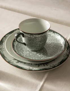 Rörstrand Ostindia Floris mug 40 cl and plate Ø20 cm, n Green New