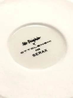 Serax Ottolenghi Feast deep plate Ø22 cm 2-pack, Dark stripes-white Blue Sale