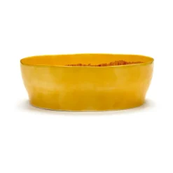 Serax Ottolenghi Feast salad bowl Ø27,5 cm, stripes-red Yellow Hot