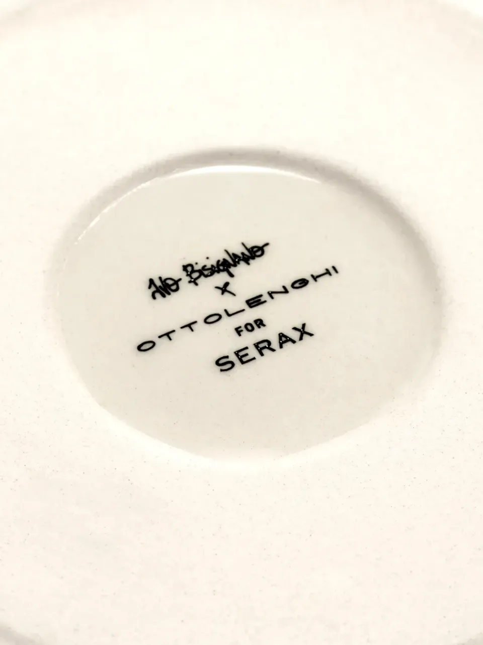 Serax Ottolenghi Feast salad bowl Ø27,5 cm, stripes-blue White Sale