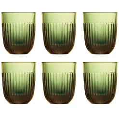 La Rochère Ouessant water glass 29 cl 6-pack, Olive Green Best