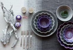 Mateus Oyster bowl Ø31 cm, Violet Purple