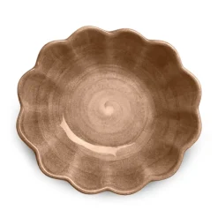 Mateus Oyster bowl 16x18 cm, cinnamon Brown