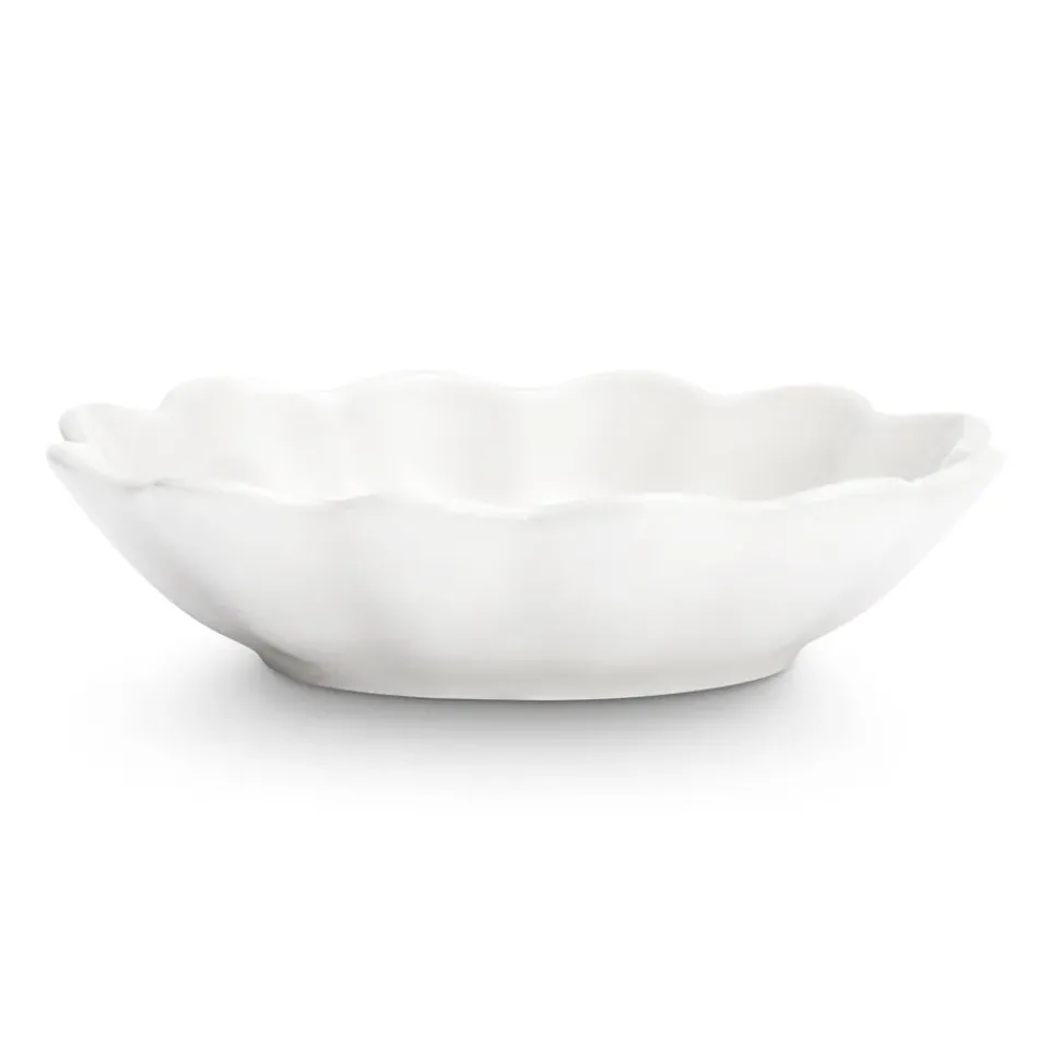 Mateus Oyster bowl 16x18 cm, White Clearance