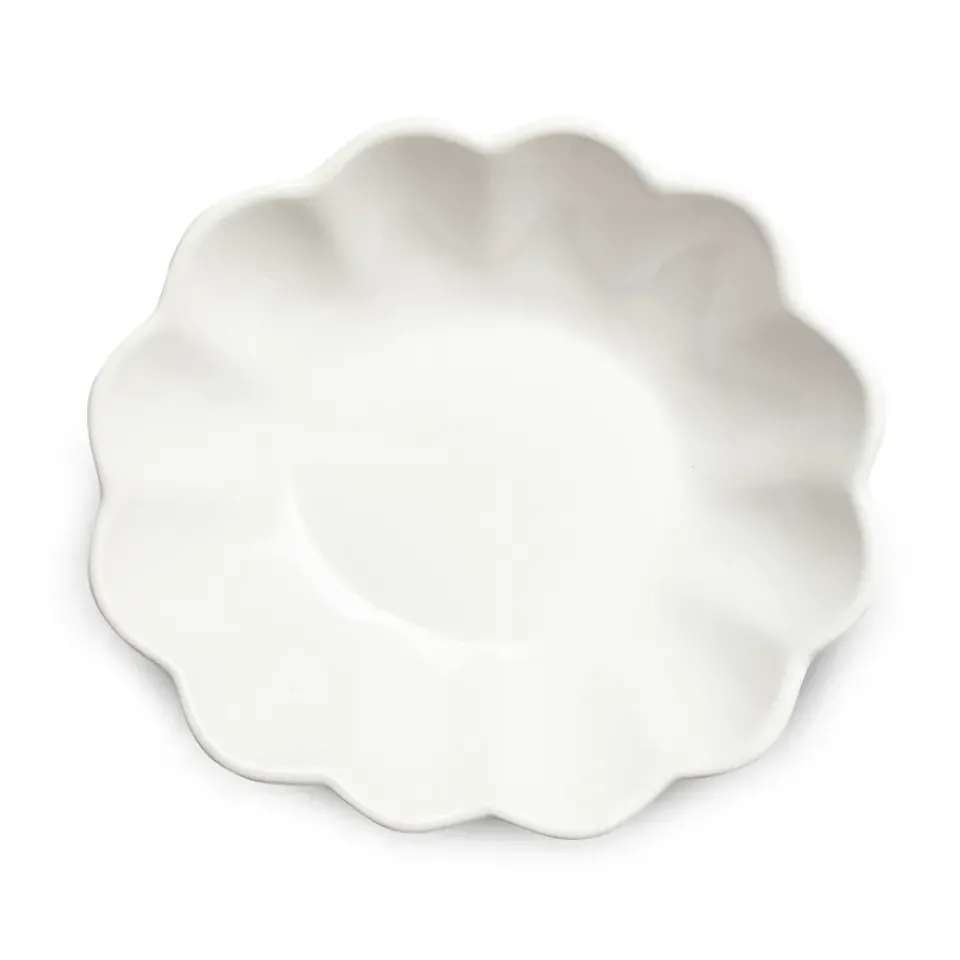 Mateus Oyster bowl 16x18 cm, White Clearance