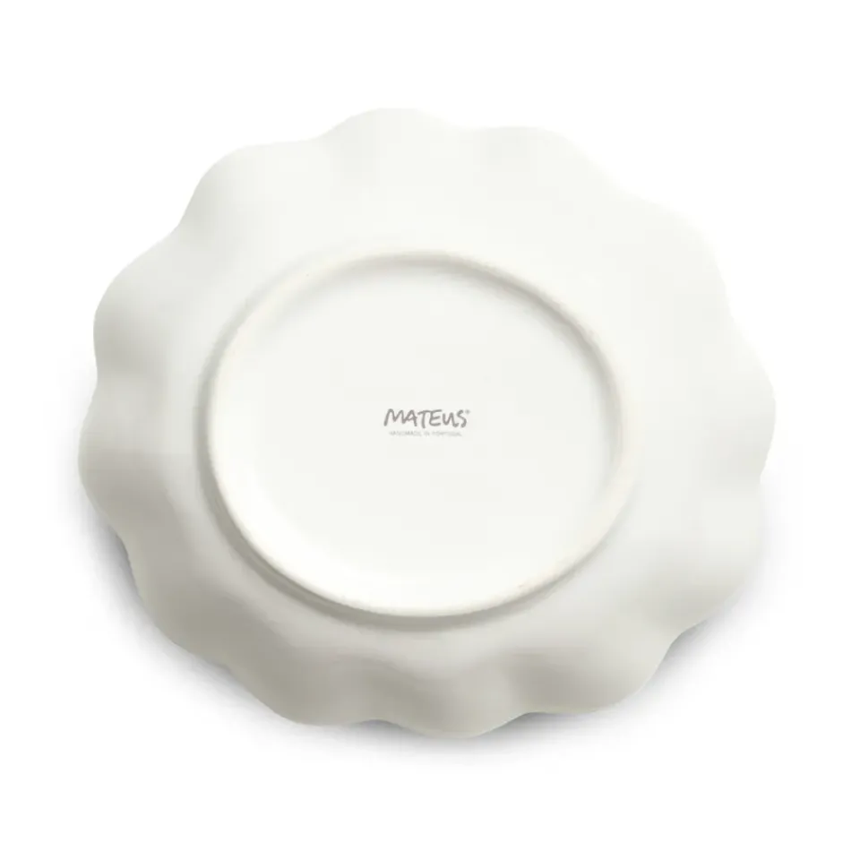 Mateus Oyster bowl 16x18 cm, White Clearance