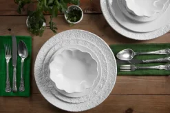 Mateus Oyster bowl 16x18 cm, White Clearance