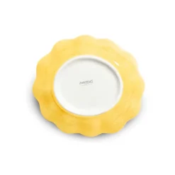 Mateus Oyster bowl 16x18 cm, Yellow Hot
