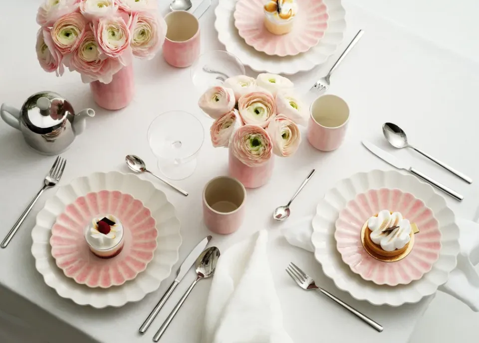 Mateus Oyster plate 20 cm, light Pink Hot