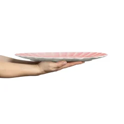 Mateus Oyster saucer 30x35 cm, Light Pink