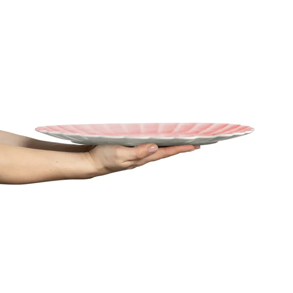 Mateus Oyster saucer 30x35 cm, Light Pink