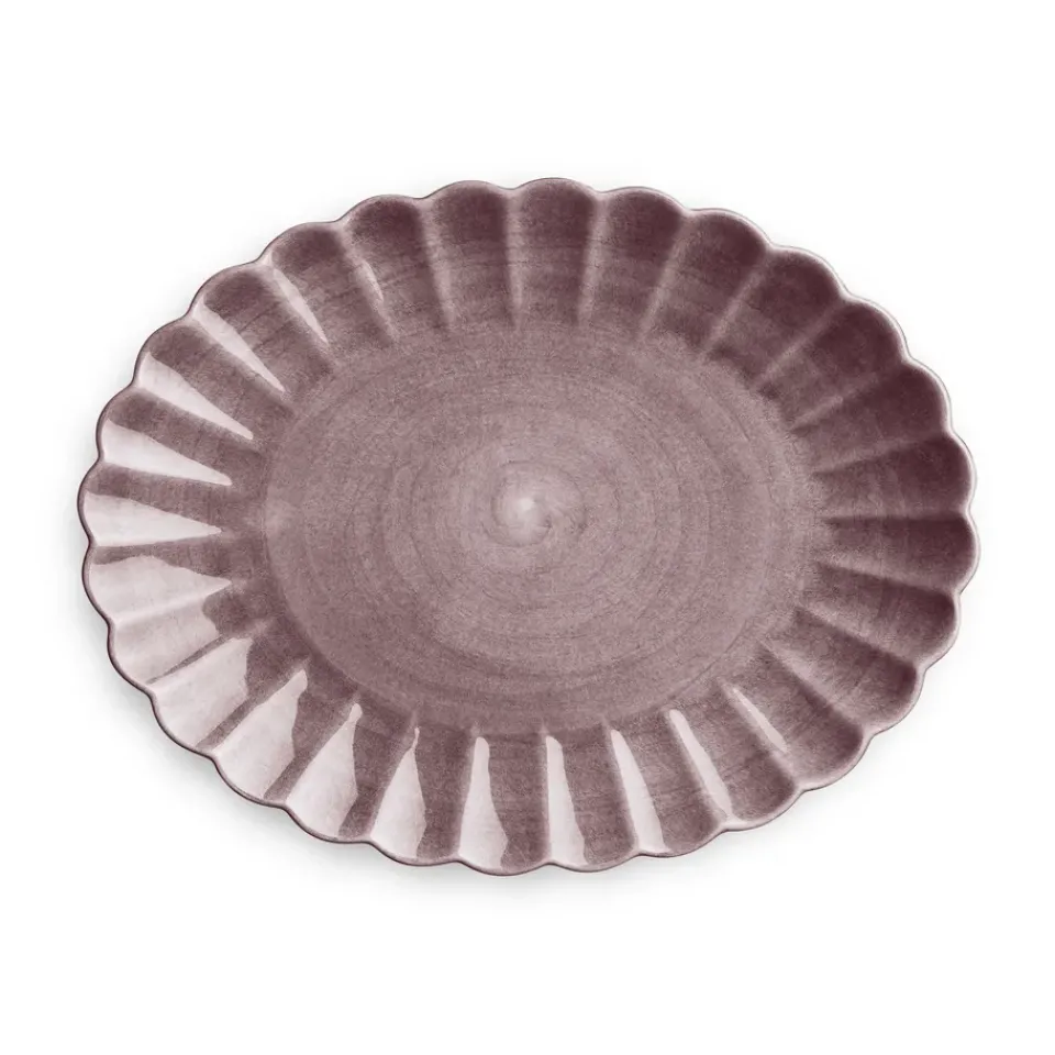 Mateus Oyster saucer 30x35 cm, Plum Purple Hot