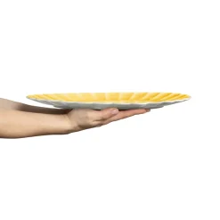 Mateus Oyster saucer 30x35 cm, Yellow Online