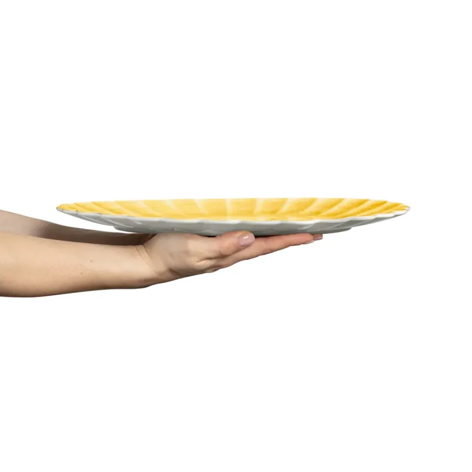 Mateus Oyster saucer 30x35 cm, Yellow Online