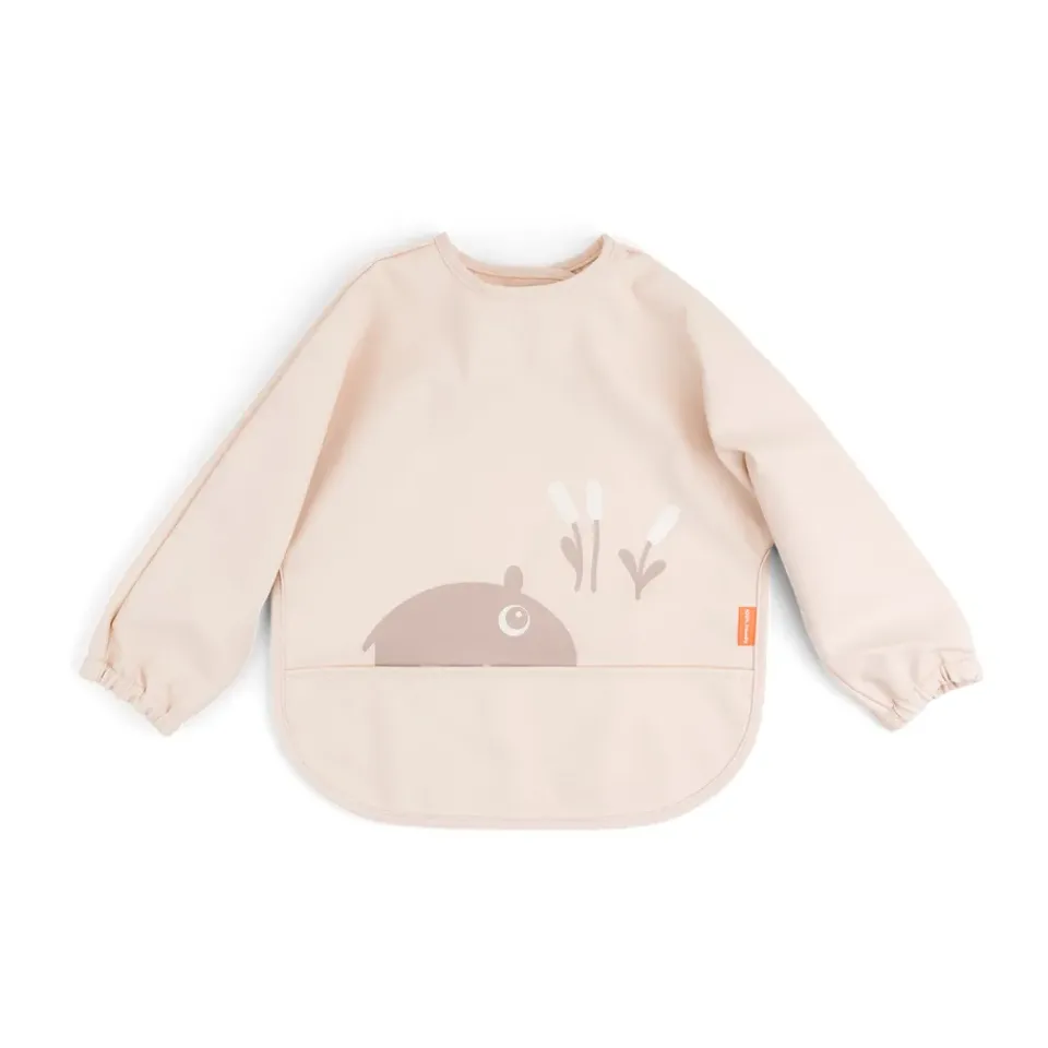 Done by deer Ozzo bib with sleeve, Powder Beige Sale