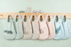 Done by deer Ozzo bibs with Velcro 2-pack, Powder Beige Online