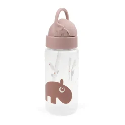 Done by deer Ozzo bottle with straw, Powder Beige New