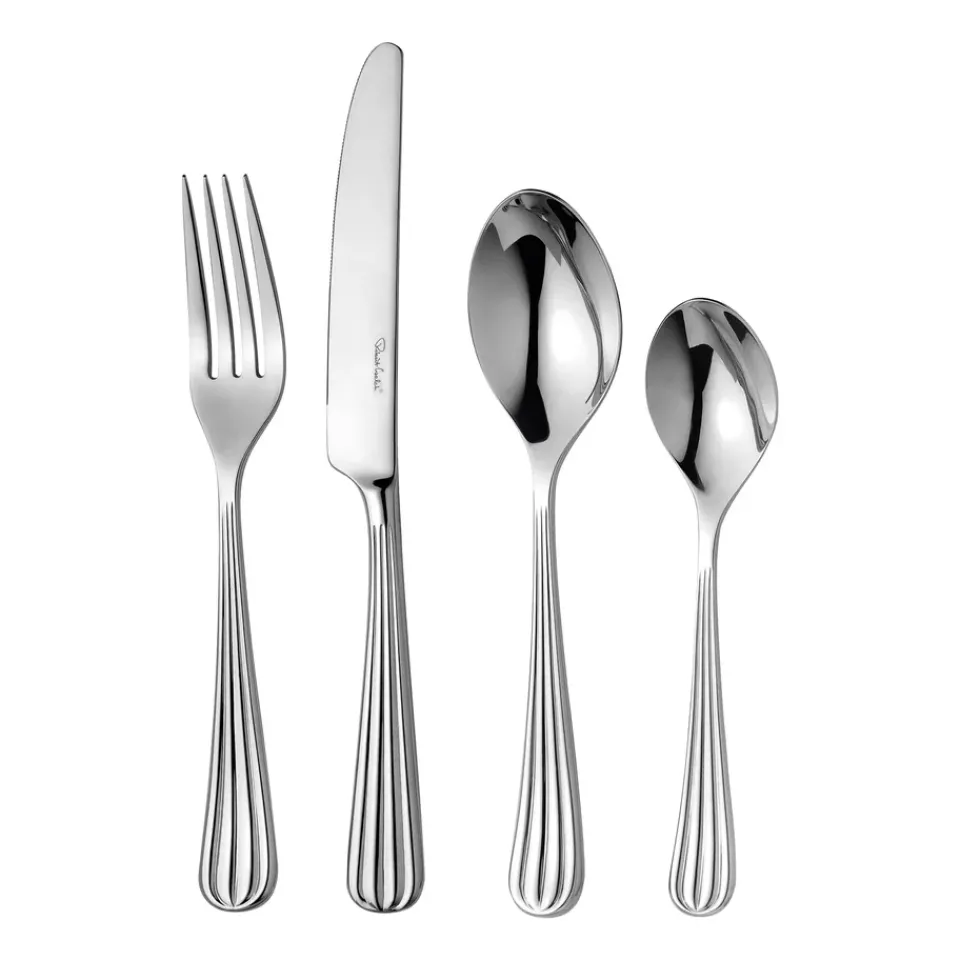 Robert Welch Palm Bright cutlery, 24 pieces Silver-coloured New