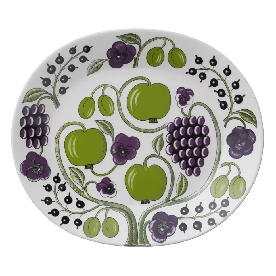 Arabia Paratiisi oval plate 36 cm, Purple Clearance
