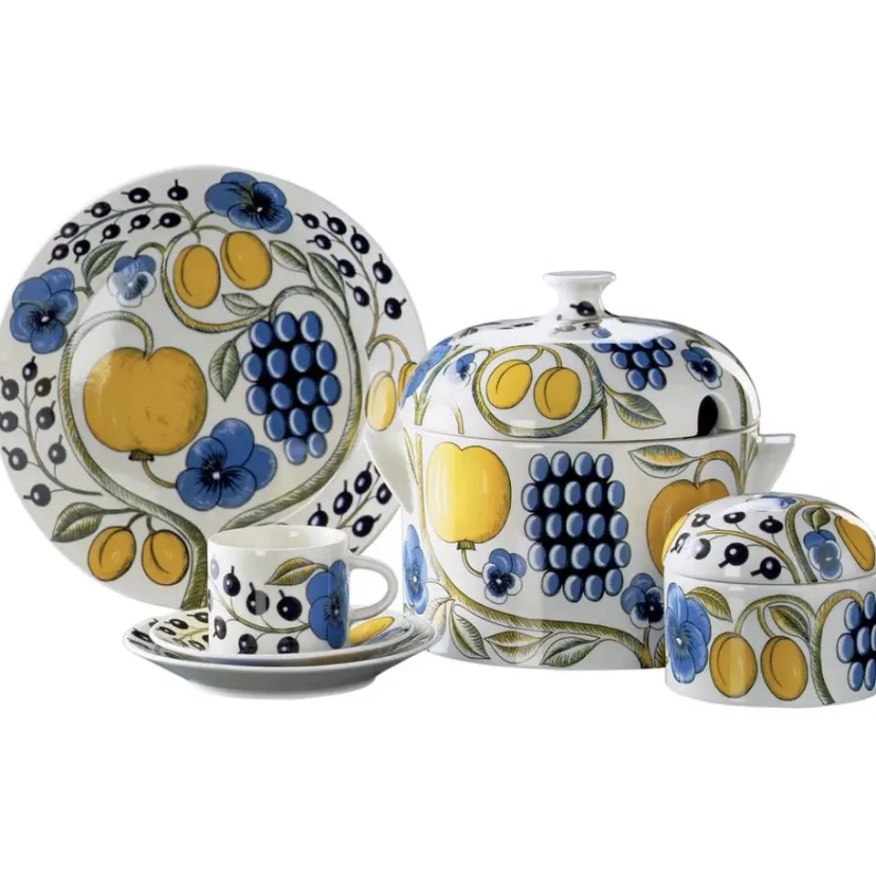 Arabia Paratiisi plate Ø21 cm, blue BlueYellow Outlet