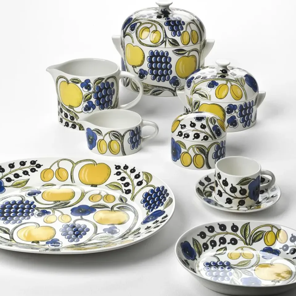 Arabia Paratiisi plate Ø21 cm, blue BlueYellow Outlet