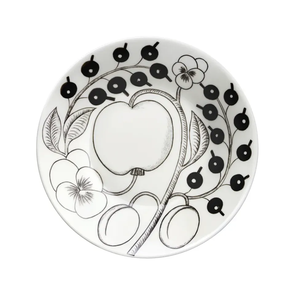 Arabia Paratiisi saucer Ø14 cm for coffee cup 18 cl, Black