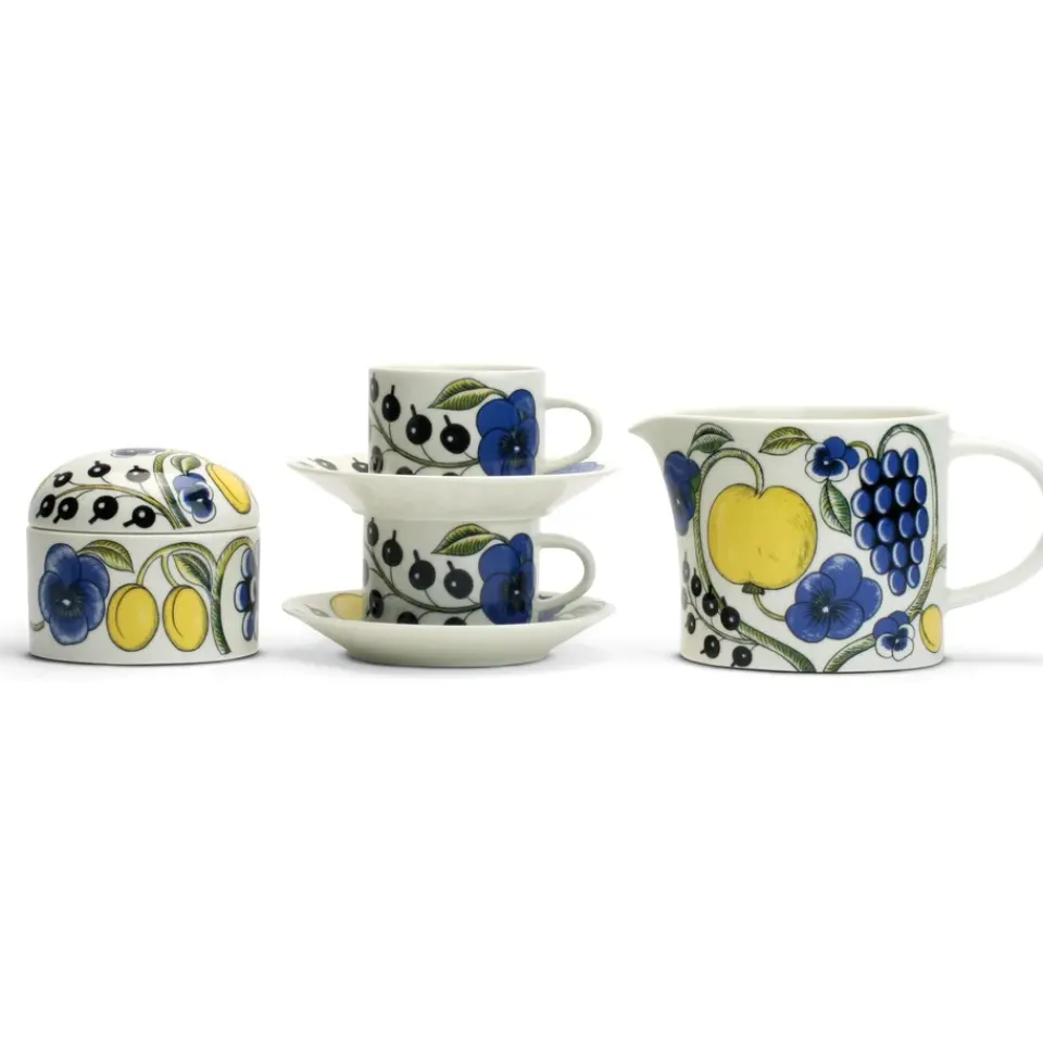 Arabia Paratiisi saucer Ø16.5 cm for teacup 28 cl, blue BlueYellow Discount
