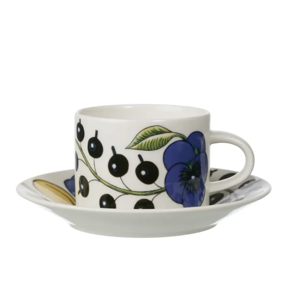 Arabia Paratiisi saucer Ø16.5 cm for teacup 28 cl, blue BlueYellow Discount
