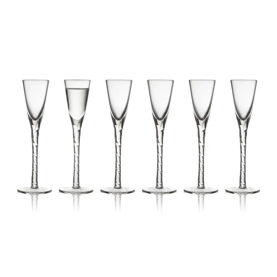 Lyngby Glas Paris snaps glass 2.5 cl 6-pack, Clear Transparent Discount