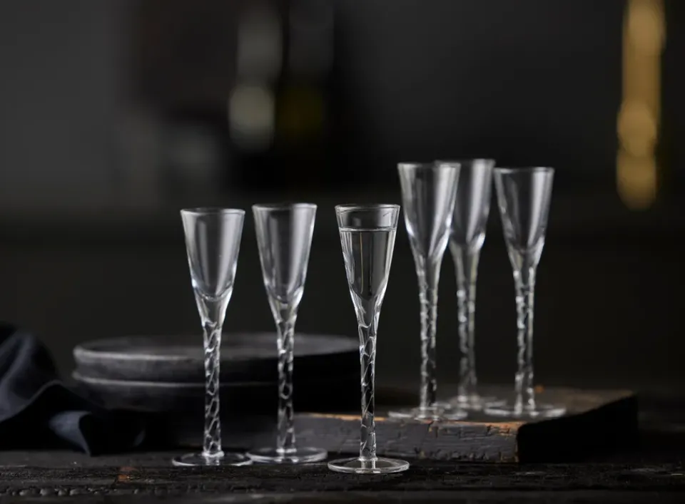 Lyngby Glas Paris snaps glass 2.5 cl 6-pack, Clear Transparent Discount