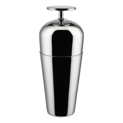 Alessi Parisienne cocktailshaker stainless steel, 50 cl Silver-coloured