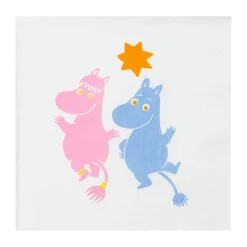 Moomin Arabia Party Moomin paper napkins 33x33 cm 20-pack, Multi Hot