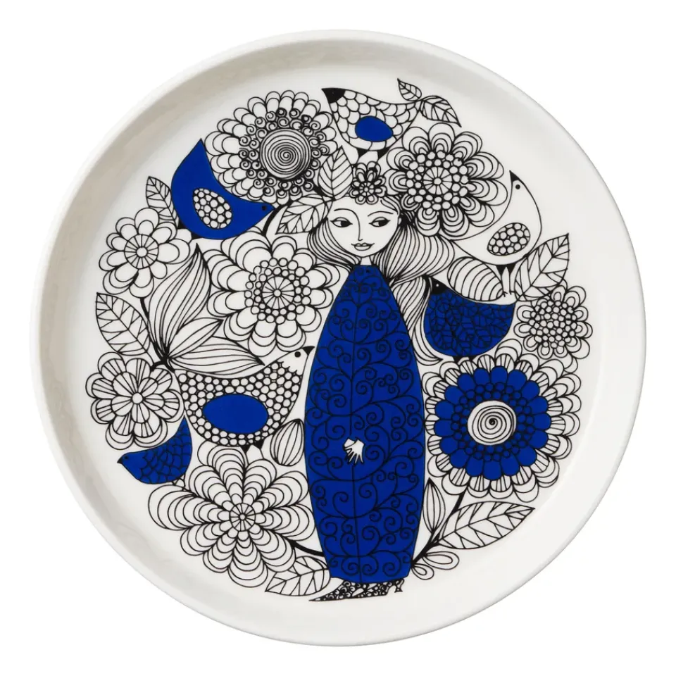 Arabia Pastoraali plate Ø19 cm, Blue Outlet