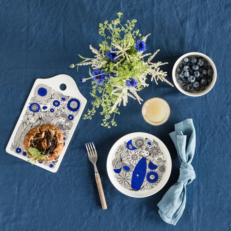 Arabia Pastoraali plate Ø19 cm, Blue Outlet