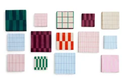 HAY Pattern Lunch napkin 33x33 cm 20-pack, Light pink-rose Multi Discount