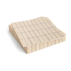 HAY Pattern Lunch napkin 33x33 cm 20-pack, Off white-blue grid Multi Hot