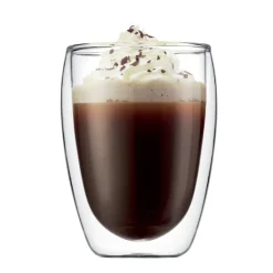 Bodum Pavina double wall glass 2-pack, 0.35 l Transparent Hot