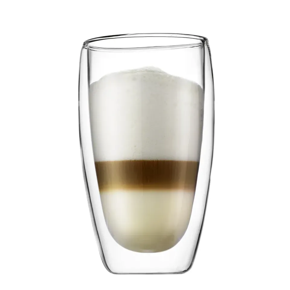 Bodum Pavina double wall glass 2-pack, 0.45 l Transparent Outlet